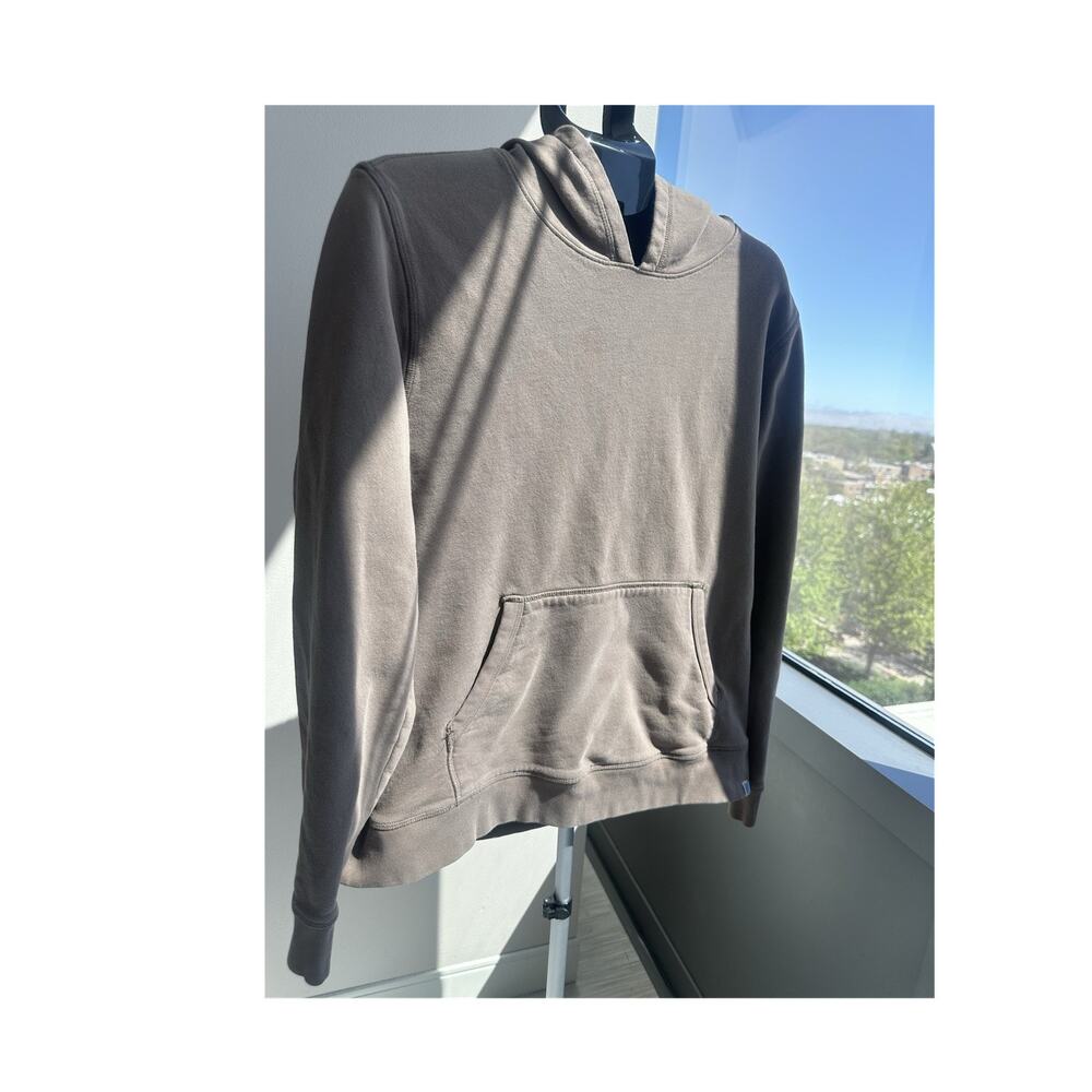 Jason Scott Brown Pullover Hoodie Pima Cotton Fleece Hooded Pockets Size L
